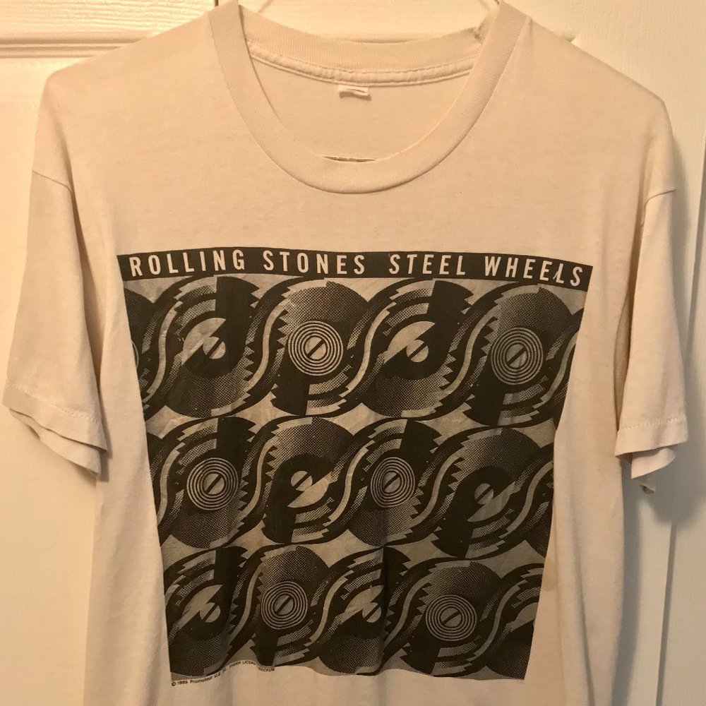 Rolling Stones Steel Wheels Crew Tour Shirt